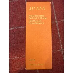 Jivana Nourishing Facial Serum Shatavari & 10% Vitamin C Vata 1 fl oz $90 Retail